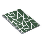 Rot-Weiß-Mosaikmuster Notizblock (Rechte Seite)