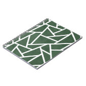 Rot-Weiß-Mosaikmuster Notizblock (Linke Seite)