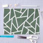 Rot-Weiß-Mosaikmuster Seidenpapier (Handwerk)