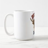 Rot, Weiß & Muh Highland-Kuh Kaffeetasse (Links)
