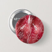 Rot-Weiß-Muster Button (Vorne & Hinten)