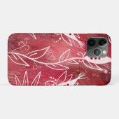 Rot-Weiß-Muster Case-Mate iPhone Hülle (Rückseite (Horizontal))