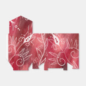 Rot-Weiß-Muster Geschenkschachtel (Ungefaltet)