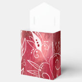 Rot-Weiß-Muster Geschenkschachtel (Geöffnet)