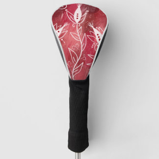 Rot-Weiß-Muster Golf Headcover