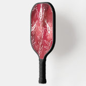 Rot-Weiß-Muster Pickleball Schläger (Links)