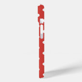 Rot-Weiß-Punkte-Muster Case-Mate iPhone Hülle (Rückseite / Links)