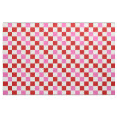 Rot-Weiß-Rosa Karomuster-Design  Stoff (Fat Quarter (45,7 x 55,9 cm))