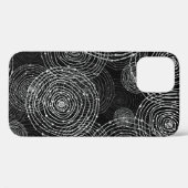 Rot-Weiß-Rundformen Case-Mate iPhone Hülle (Rückseite (Horizontal))