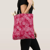 Rot-Weiß-Rustikal-Mode-Retro Tasche (Von Nahem)