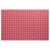 Rot-Weiß-Schneeflockenmuster Stoff (Fat Quarter (45,7 x 55,9 cm))