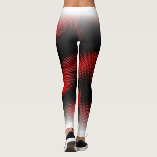rot+weiß+schwarz leggings (Rückseite)