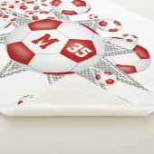 Rot-Weiß-Sportraum Fußball-Blowout Sherpadecke (3/4)