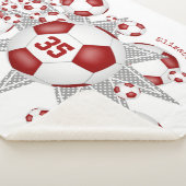 Rot-Weiß-Sportraum Fußball-Blowout Sherpadecke (3/4)