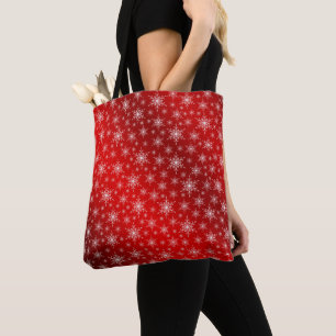 rot, weiß, stern, stars, Weihnachten + Probe, farb Tasche