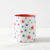 Rot-Weiß-Sterne Tasse (Zentrum)