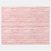 Rot-Weiß-Streifen Fleecedecke (Vorderseite (Horizontal))