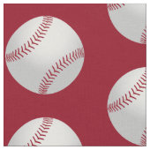 Rot-Weiß-Thema Sport Baseball Muster Stoffe (Nahaufnahme)