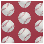 Rot-Weiß-Thema Sport Baseball Muster Stoffe (Muster)