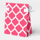 Rot-Weiß-Trellis-Muster danke Ihnen Geschenkboxen Geschenkschachtel (Rückseite)