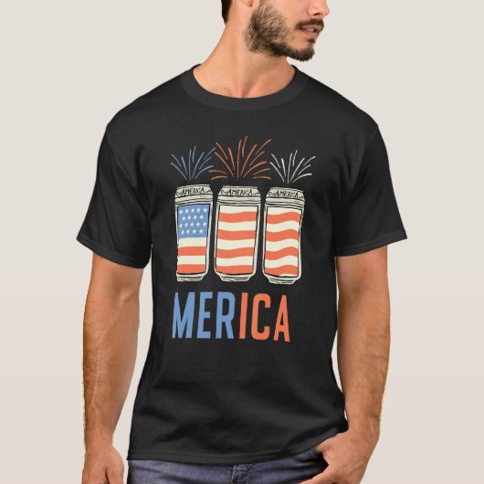 Rot-Weiß und Bierbraun T-Shirt (Vorderseite)