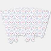 Rot, Weiß und Blau 4. Juli Flaggenmuster Geschenkschachtel (Ungeklappt)