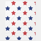 Rot, Weiß und Blau 60 x 80 Fleece Blanket (Vorderseite)