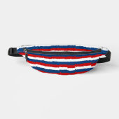 Rot, Weiß und Blau Bauchtasche (Vorderseite)