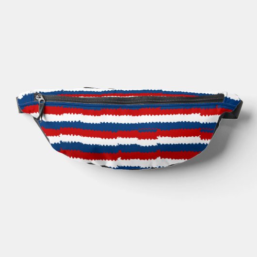 Rot, Weiß und Blau Bauchtasche (Ablage )