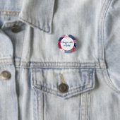 Rot, Weiß und Blau Button (Beispiel)