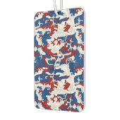 Rot, Weiß und Blau Camouflage 4. Juli Glitzer Autolufterfrischer (Links)