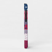 Rot, Weiß und Blau Case-Mate iPhone Hülle (Hinten/Links)