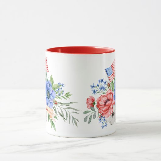 Rot weiß und Blau | Die Tasse von Gott segne Ameri (Zentrum)