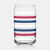 Rot, Weiß und Blau Dosenglas (Vorderseite)