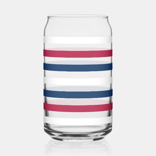 Rot, Weiß und Blau Dosenglas (Vorderseite)