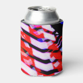 Rot weiß und Blau Dosenkühler (Kanne Vorderseite)