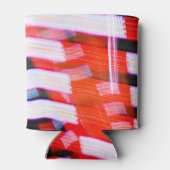 Rot weiß und Blau Dosenkühler (Rückseite)