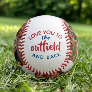 Rot weiß und blau Elegantes benutzerdefiniertes Fo Baseball