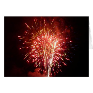 Rot, Weiß und Blau Feuerwerk II Patriotisch