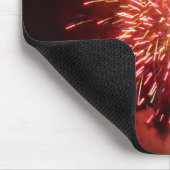 Rot, Weiß und Blau Feuerwerke II Patriotisch Mousepad (Ecke)