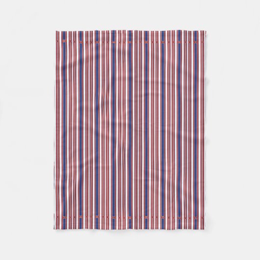 Rot weiß und blau fleecedecke (Vorderseite)