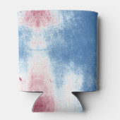 Rot-Weiß und Blau-Gefärbte Krawatte Personalisiert Dosenkühler (Rückseite)