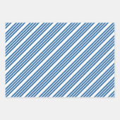 Rot-Weiß und Blau-Gemustert Geschenkpapier Set (Vorderseite 3)
