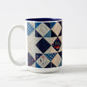 Rot, Weiß und Blau, gepolsterte Tasse (Links)