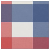 Rot, Weiß und Blau Gingham Kariert Stoff (Nahaufnahme)