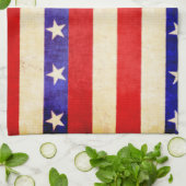 Rot, Weiß und Blau Handtuch (Gefaltet)