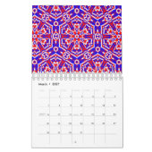 Rot, Weiß und Blau Kalender (Mär 2027)
