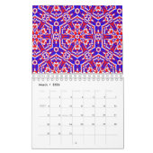 Rot, Weiß und Blau Kalender (Mär 2026)