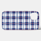Rot, Weiß und Blau Kariert Case-Mate iPhone Hülle (Rückseite (Horizontal))