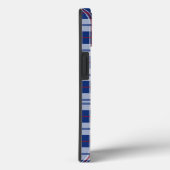 Rot, Weiß und Blau Kariert Case-Mate iPhone Hülle (Rückseite / Rechts)
